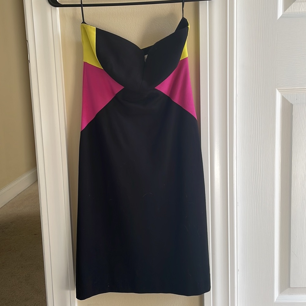 Trina Turk Strapless Cocktail Dress